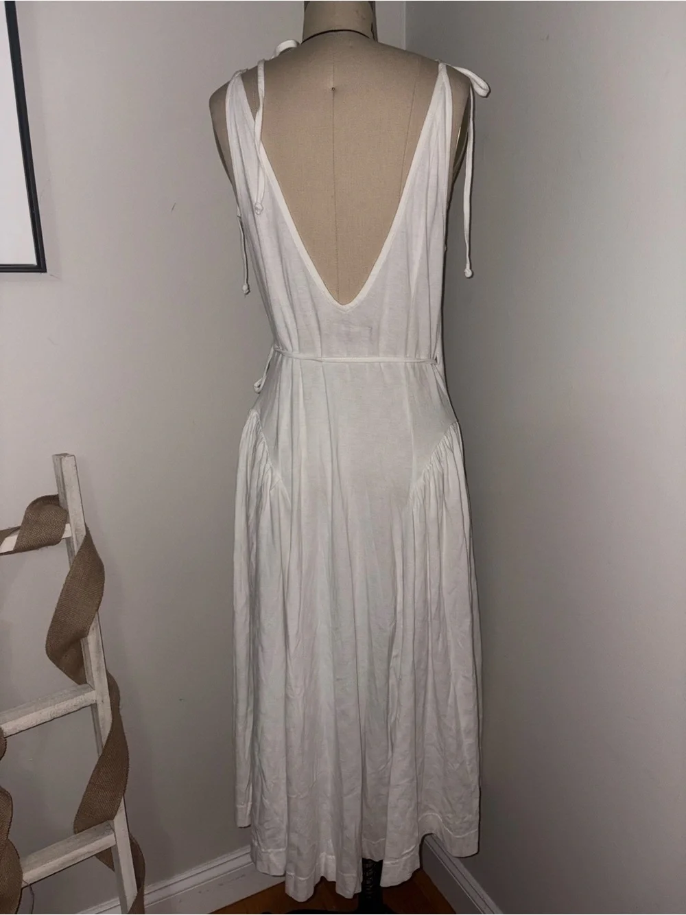 Free People Ivory Maisie Wrap Midi Dress Size X-Small